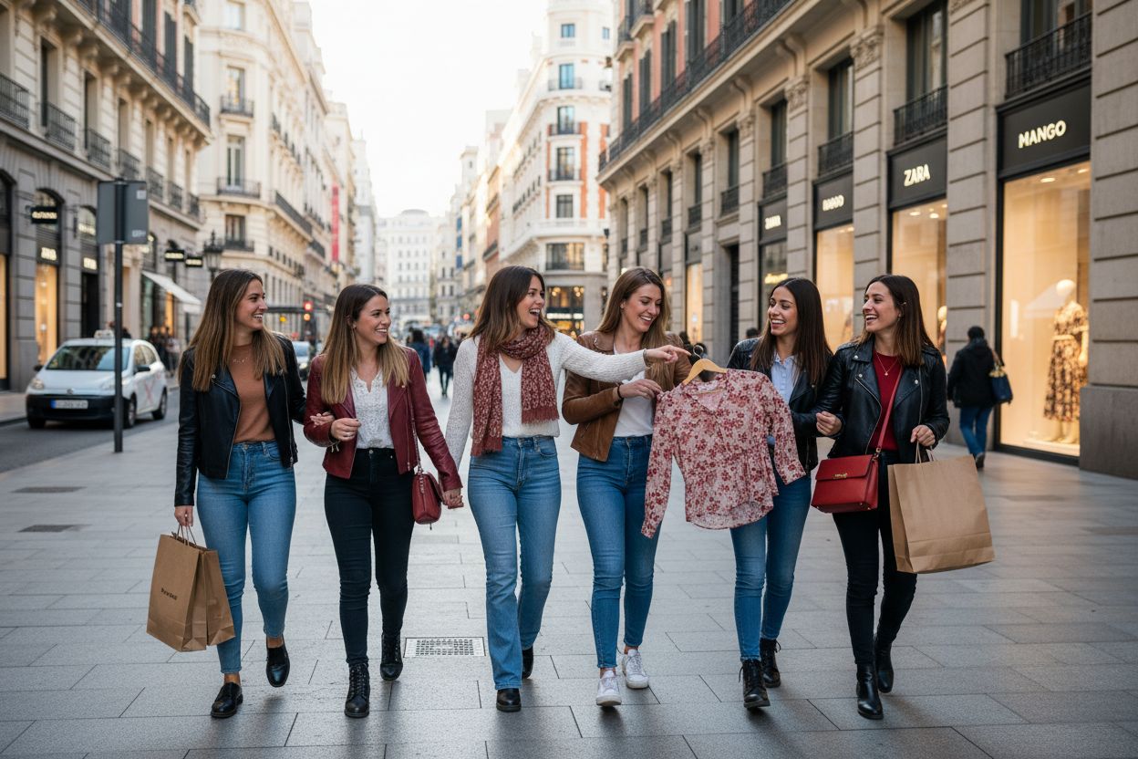 EVJF shopping Madrid