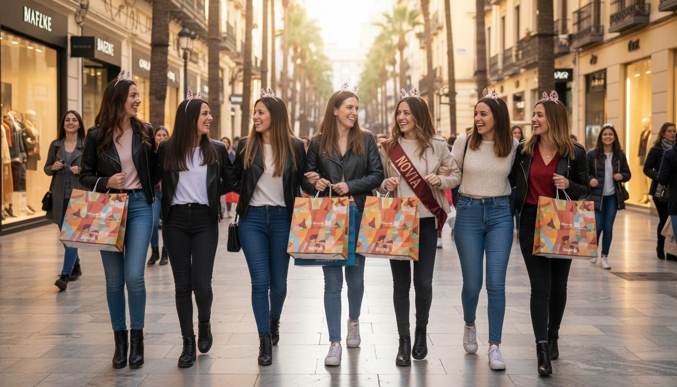 shopping EVJF Malaga