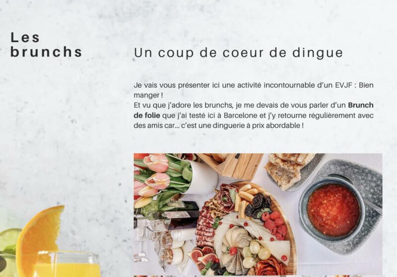 brunchs barcelone evjf