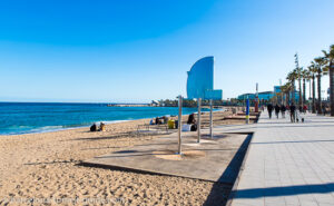 plage de san sebastia barcelone